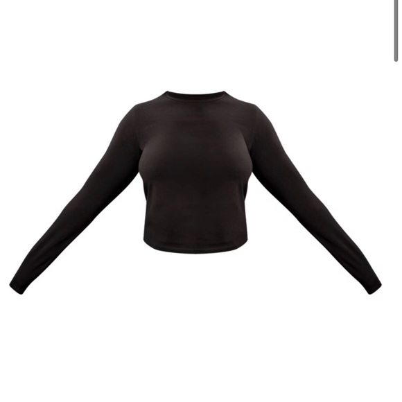 PrettyLittleThing Tops - PrettyLittleThing Classic Black Long Sleeve Women's Top